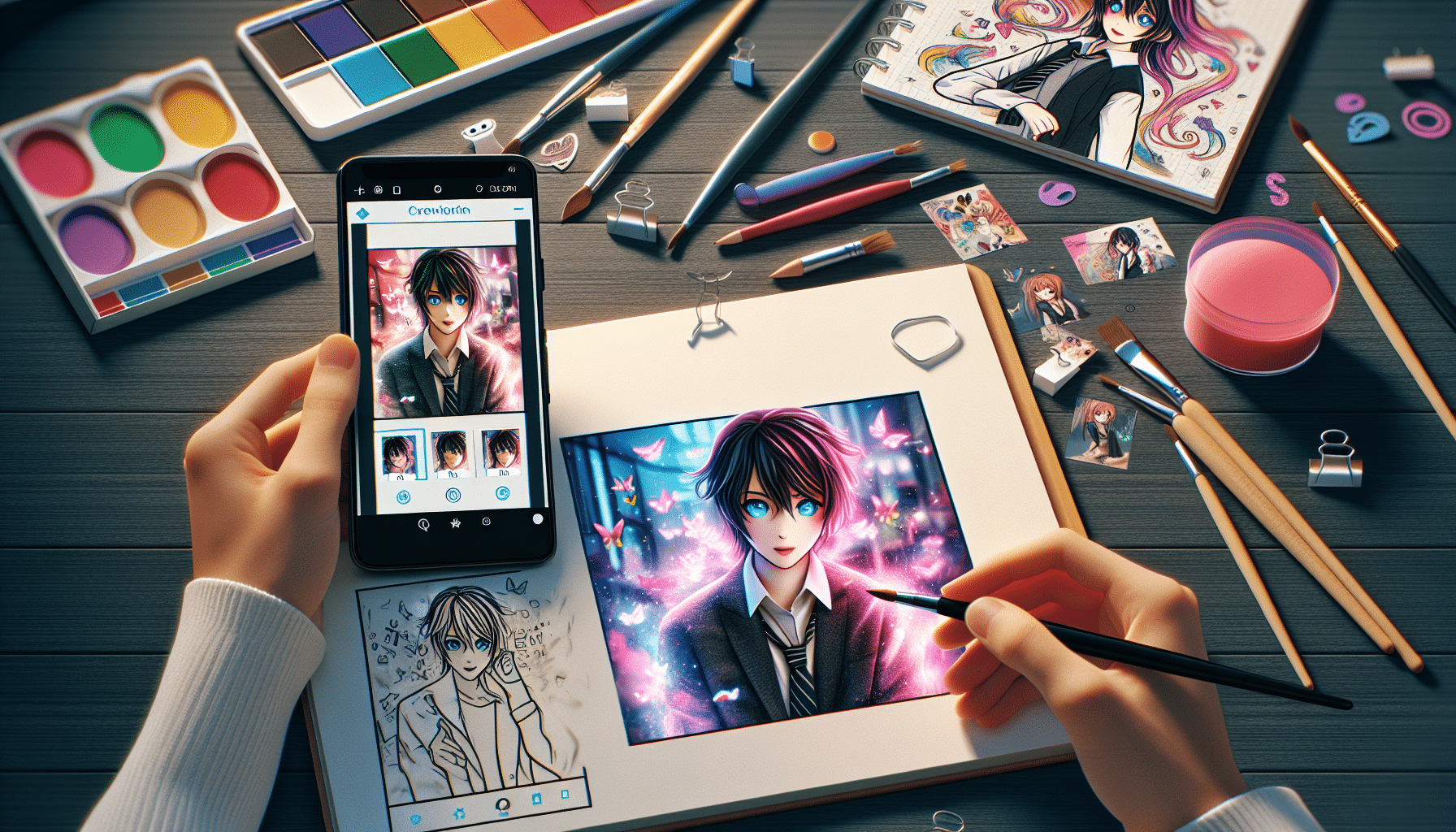 Convierte tus fotos en arte anime