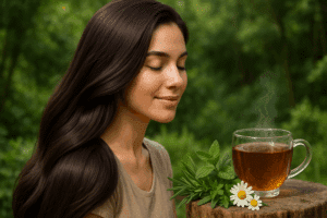 Cabello Radiante con Té Milagroso