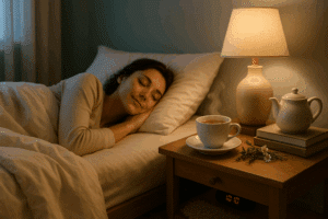 Duerme sin preocupaciones con té
